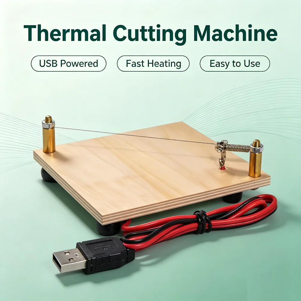 Mini Thermal Cutting Machine Handmade Hair Accessories Ribbon Webbing Cutting Machine Cotton Ribbon Trimming Tape Artifact Tool