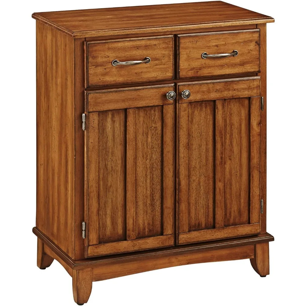 

"Oak-Inspired Buffet Server for Cozy Cottages"