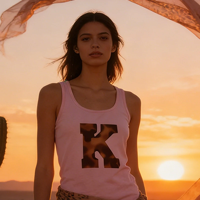 Verano Y2k Rosa moda Sexy chicas calientes Tops cortos sin mangas calle mujeres patrón de leopardo letra Fitness camisola transpirable fresco