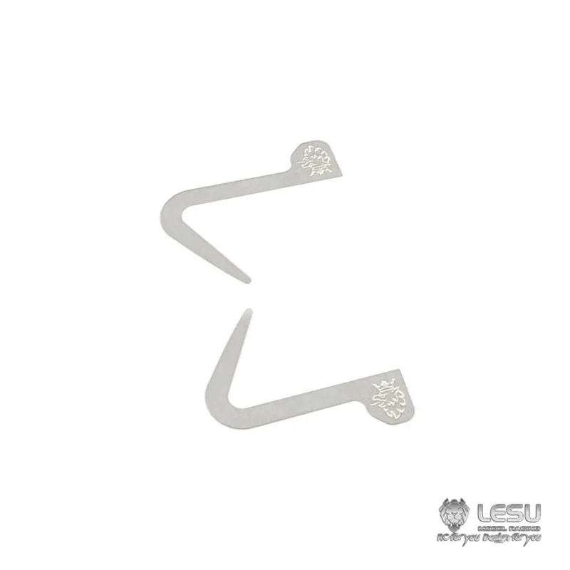 LESU Metal Door Handle Decorative Stickers for 1/14 RC TAMIYA Scaina Tractor Truck Dumper R470 R620 DIY Model