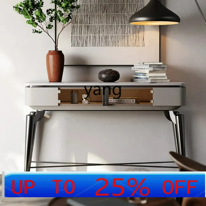 CX counter home against the wall walnut entrance minimalist entrance cabinet