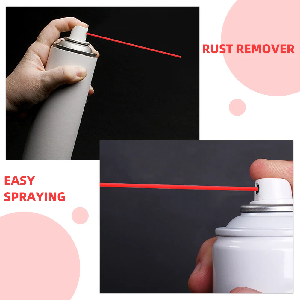 20 Pcs Rust Remover Accessories Replacement Sprayer Nozzle Tube Dust Can Plastic Extension Bulk