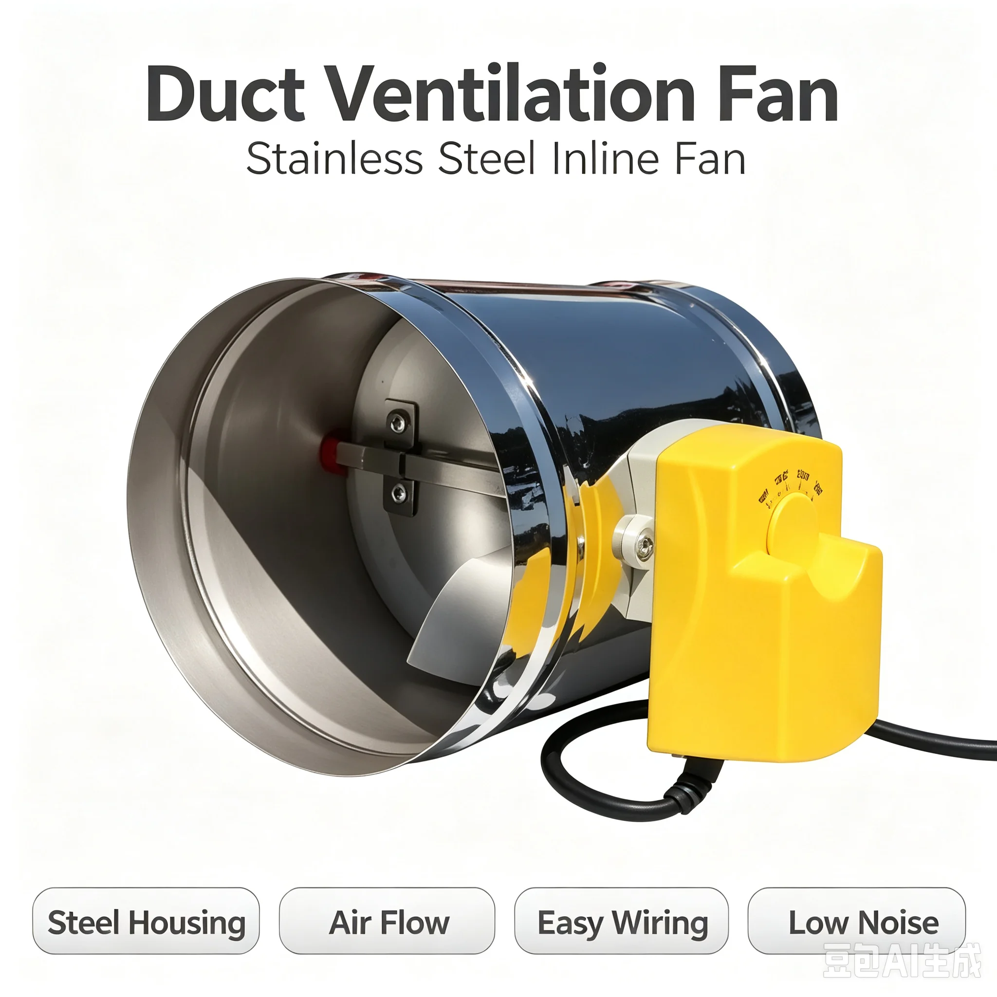 3 Positions 220v - Motorized Damper Vent 4N HVAC ducting Valve motorised air Vent Diameter - 80 100 125 150 200 mm