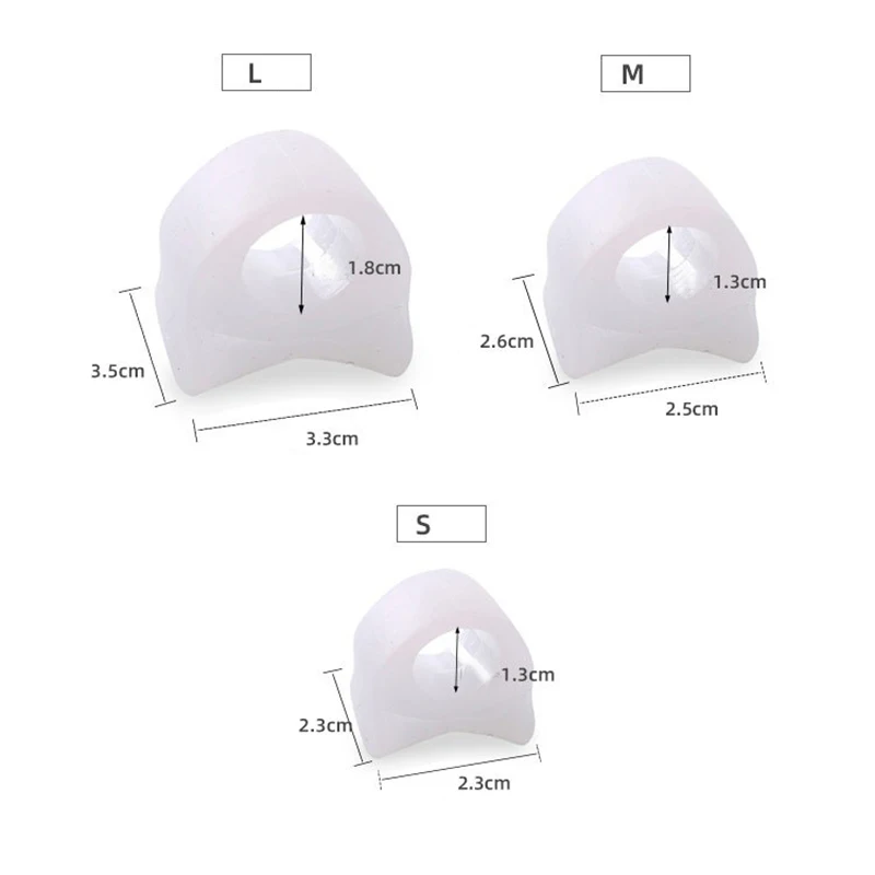 Mathiateurs en gel souple pour hallux valgus et orteil marteau, outil de soins des pieds orth4WD, 1 paire, 2 paires, 5 paires