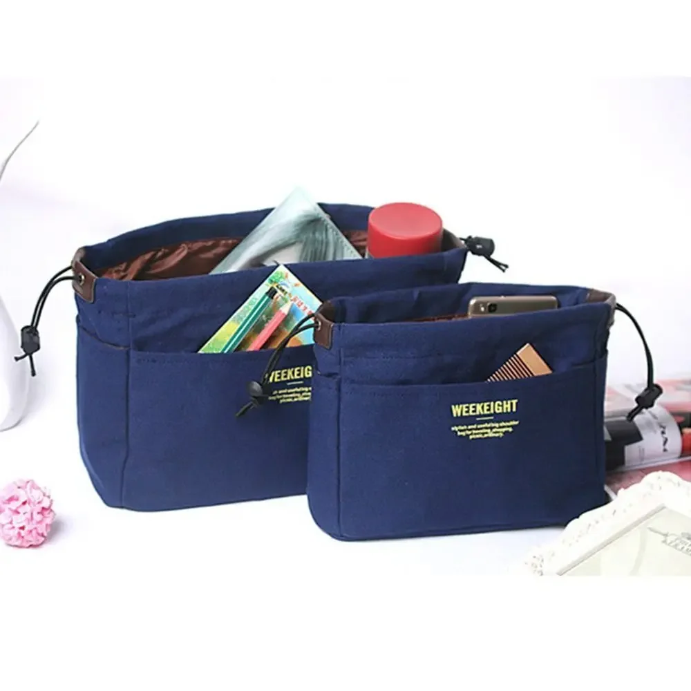 Women Drawstring Cosmetic Bag Travel Storage Makeup Bag Organizer Female Make Up Pouch Portable Waterproof Toiletry Beauty Case