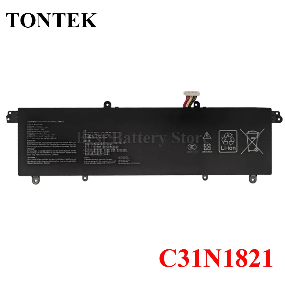 C31N1821 Laptop Battery For ASUS ZenBook S13 UX392 UX392FA UX392FN UX392FN-XS71 0B200-03210100