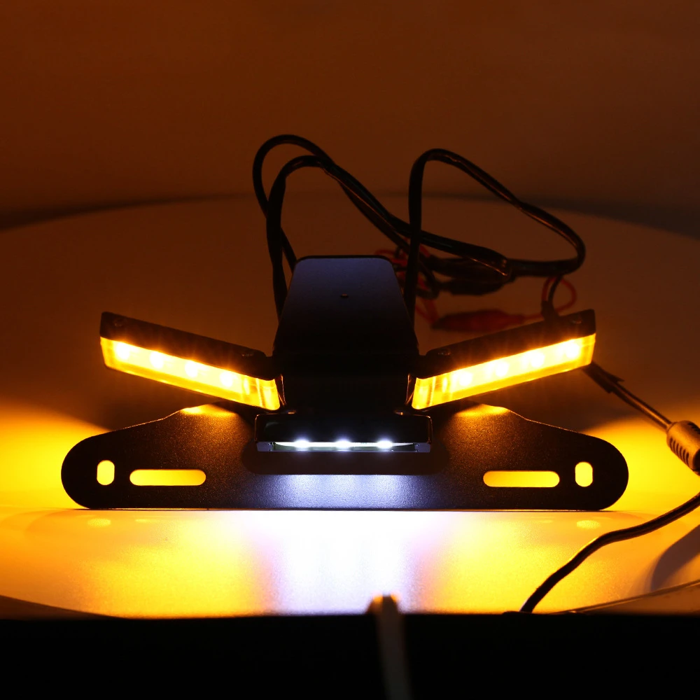 

Держатель освещения номерного знака для Ducati Panigale V4 2018-2021, мотоциклетный короткий светодиодный хвостовой кронштейн для номерного знака, аксессуар