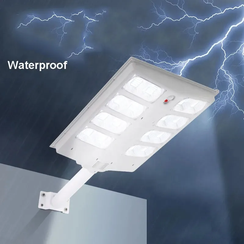 High Power 600W 800W 1000W Solar Street Light with Motion Sensor for Garden Security,Retractable Pole Included - Image 3