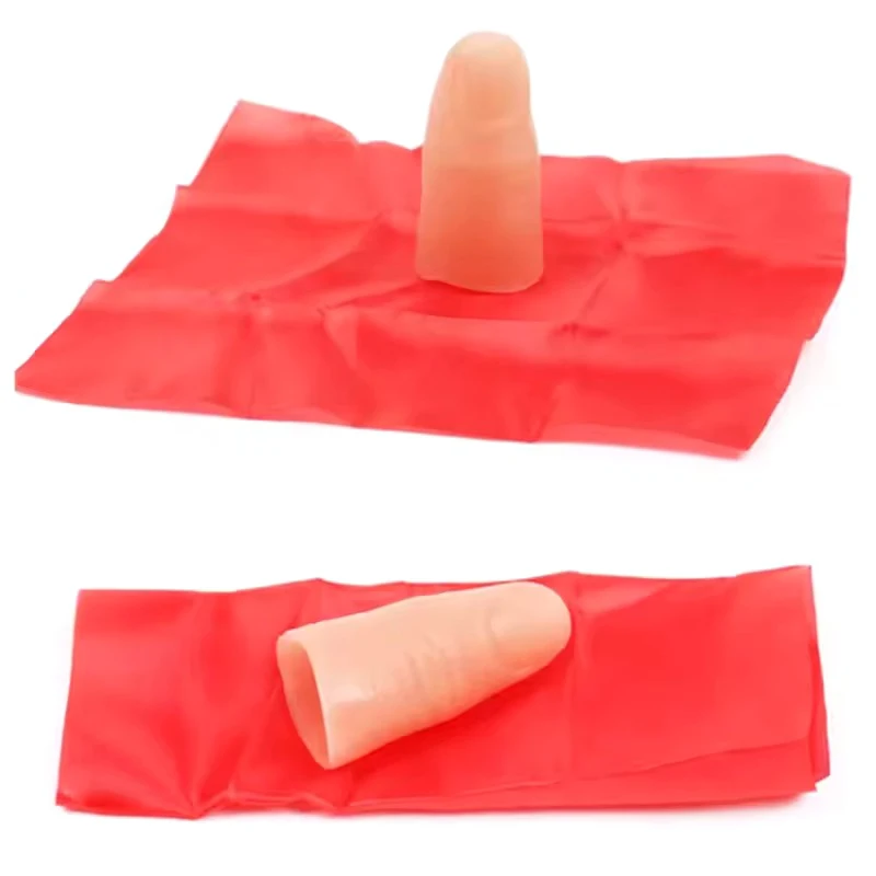 1-5PCS/Set Finger Magic Tricks Kit Silk Scarf Vanish Appearing Magician Performance Props Novel Gift Party Goody Bag Fillers ZYF