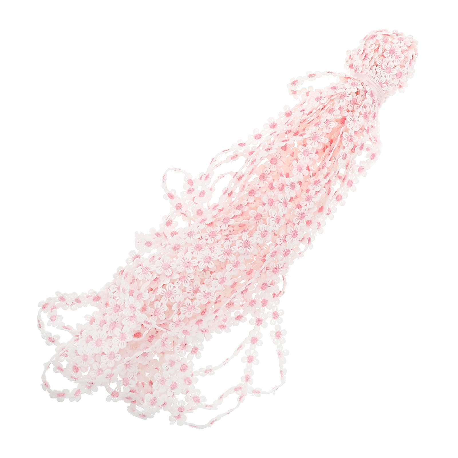 

Flower Decoration Embroidery Lace Accessories Bride Embroidered Polyester Yarn Trim Ribbon