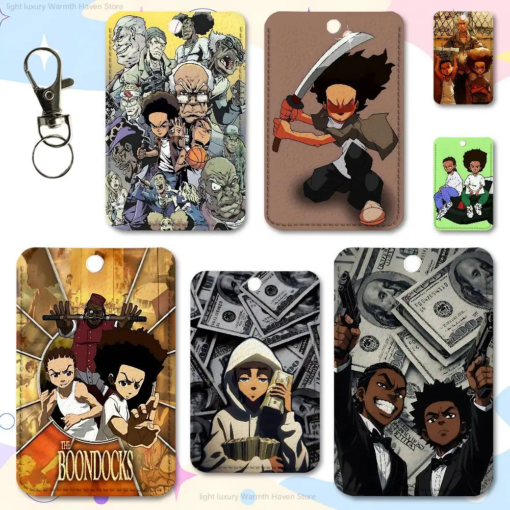 

Cool boy The B-Boondockss-S Premium PU Leather Card for Daily Use Holder Card Case with Metal Carabiner Customizable Design