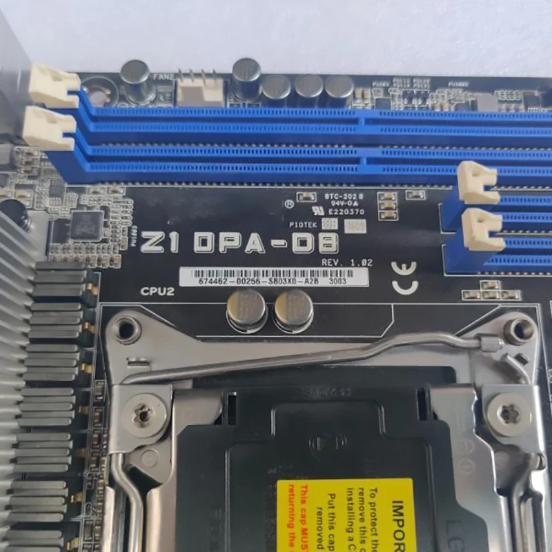 Z10PA-D8 ل Asus C612 المقبس 2011 ATX خادم اللوحة الأم DDR4 ل Xeon E5-2600 V3/V4 قبل الشحن اختبار مثالي