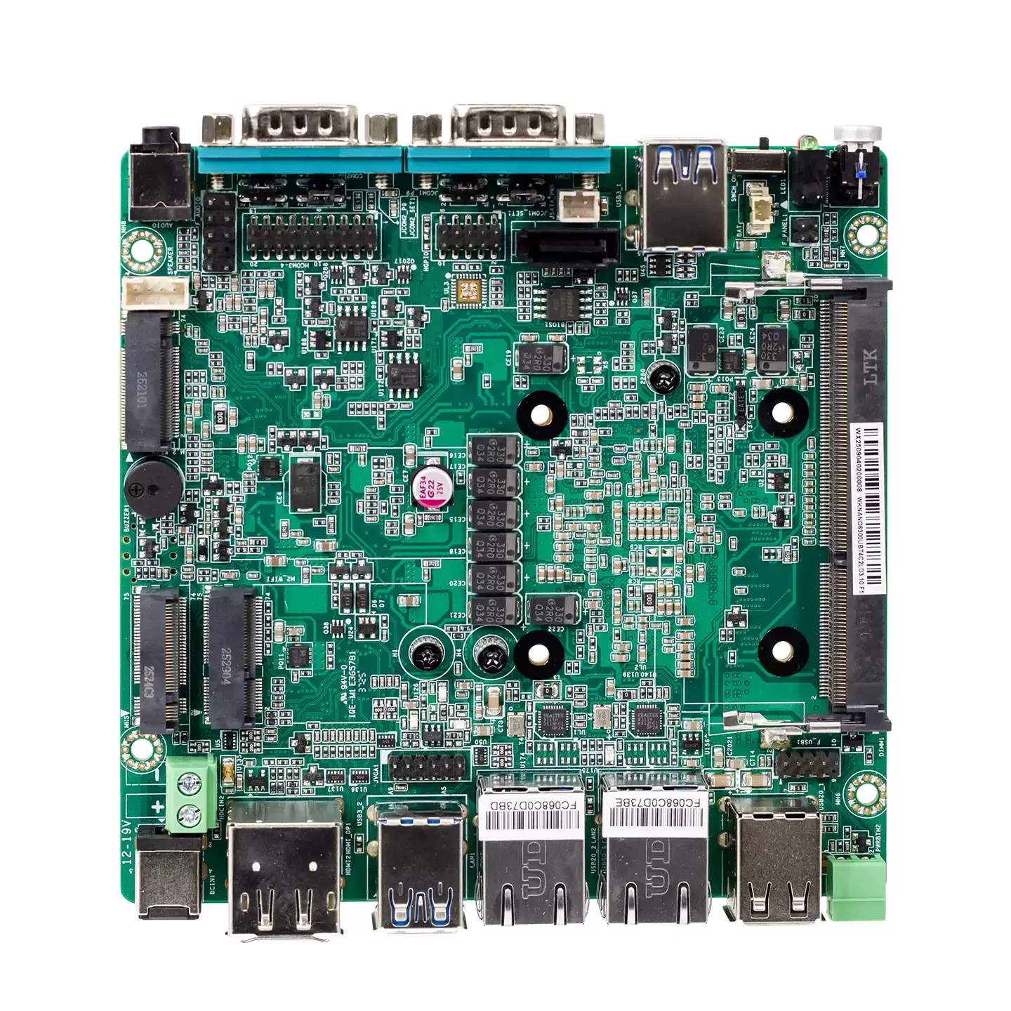 Fanless Industrial IoT Mini PC Intel Core i5 8250U i7 4500U 2xGigabit LAN 2xCOM Industrial Firewall Computer Windows Home Server
