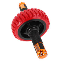 Ab Wheel Roller for Abdominal Training Core Workout Muscle Trainer Portable Fitness Exercise Equipment Home Office Travel Use