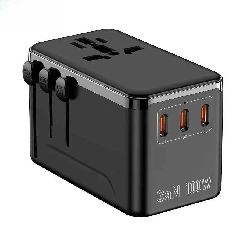 

100W Universal Travel Adapter Power Gadget Travel Adapter Global International Travel Gifts