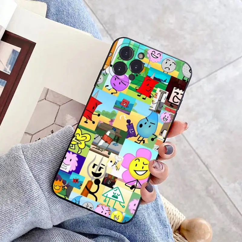 Bfdi Poster Battle For Dream Island Phone Case For iPhone 6 7 8 Plus 11 12 13 14 Pro SE 2020 MAX Mini X XS XR Back Funda Cover