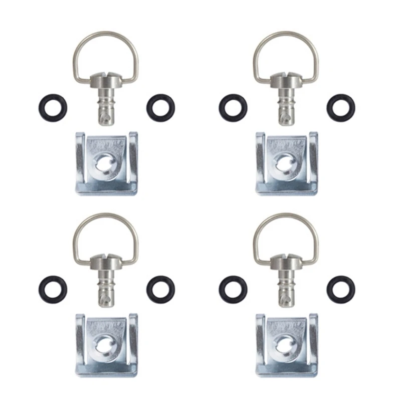 

Motorcycle 14mm 19mm 1/4 D-Rings Turn Race Fairing Fastener Universally Screws