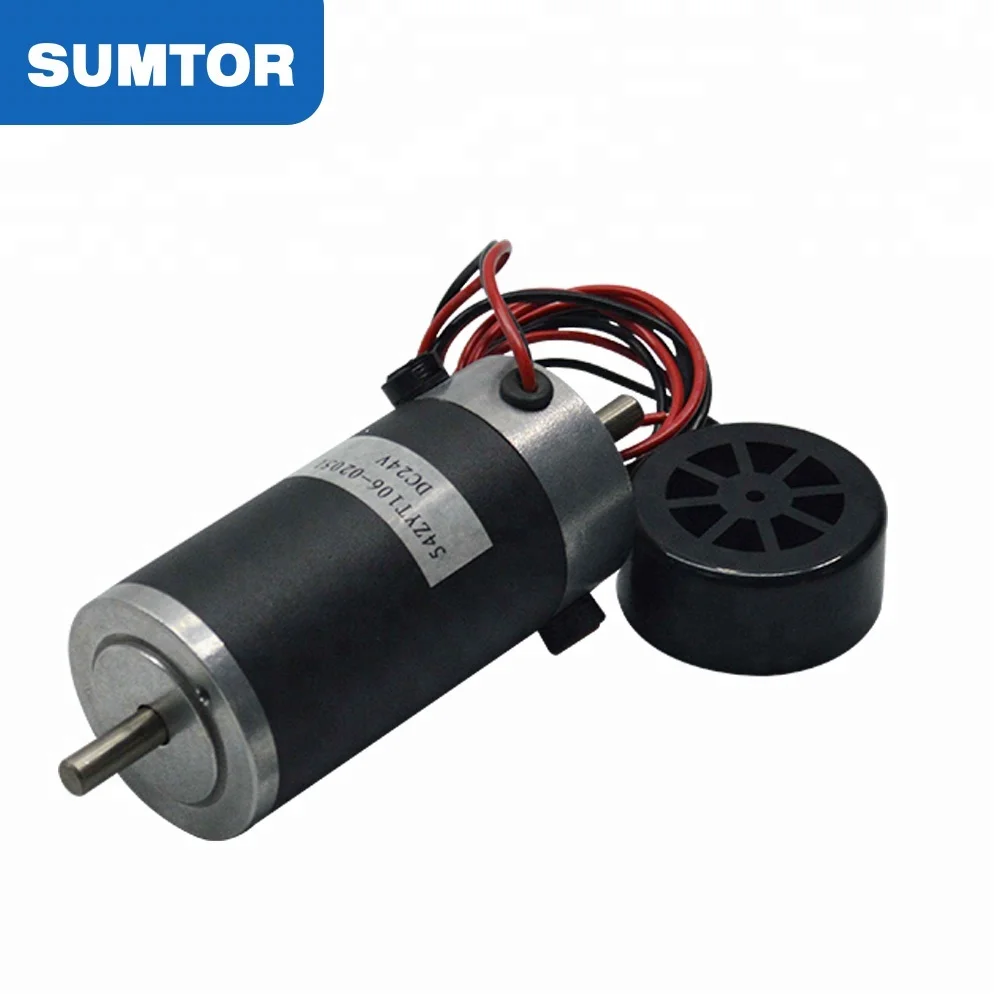 Moteur 1520 (brosse-54) 24v DC, moteur brossé 12-360V DC aux bornes de moteur, aimant Permanent 300W IE 2, non étanche, 0,09n.m, 162mm