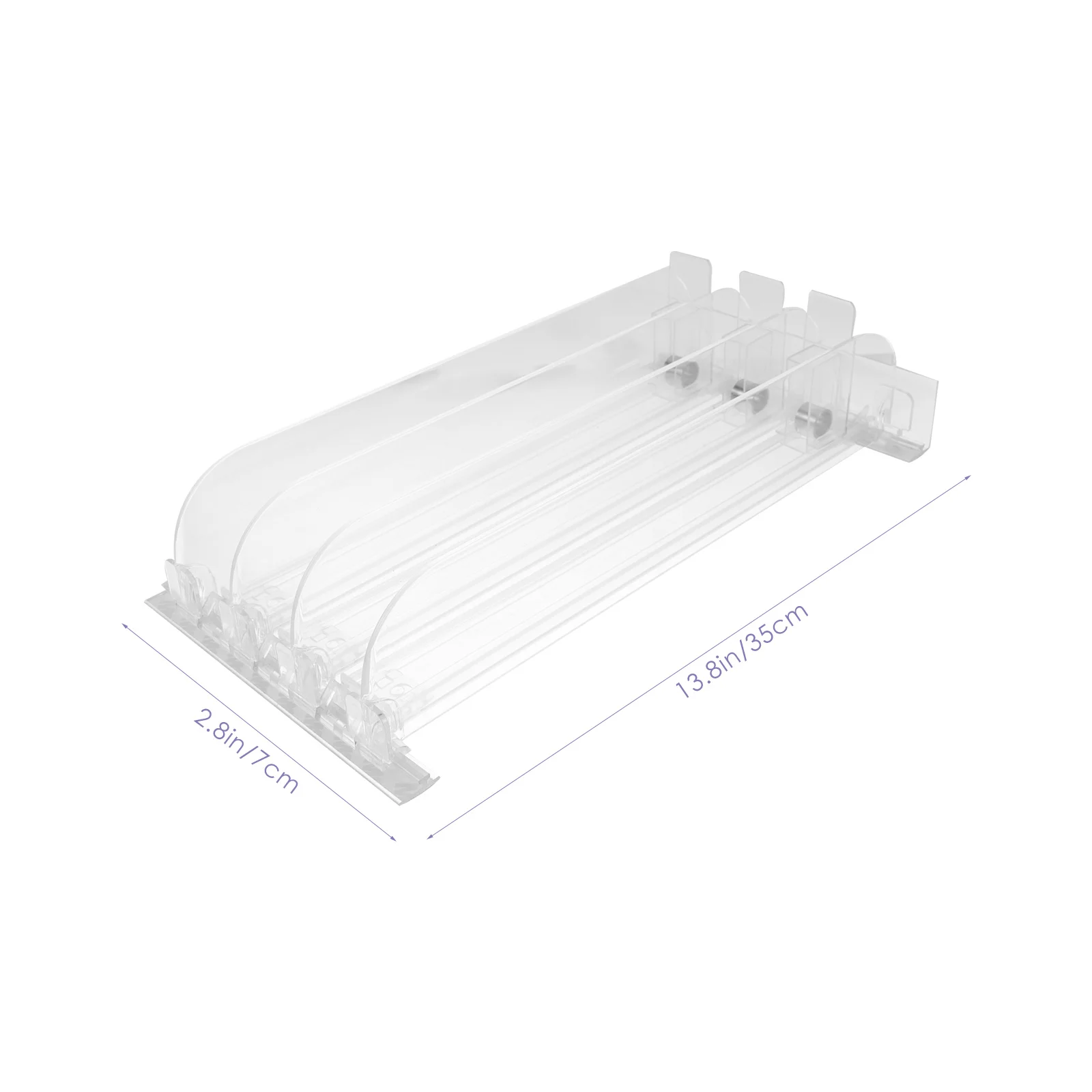 

3pcs Shelf Drink Pusher Automatic Beverage Replenishment Organizer Compact Plastic Drink Propeller Tool For Fridge Soda