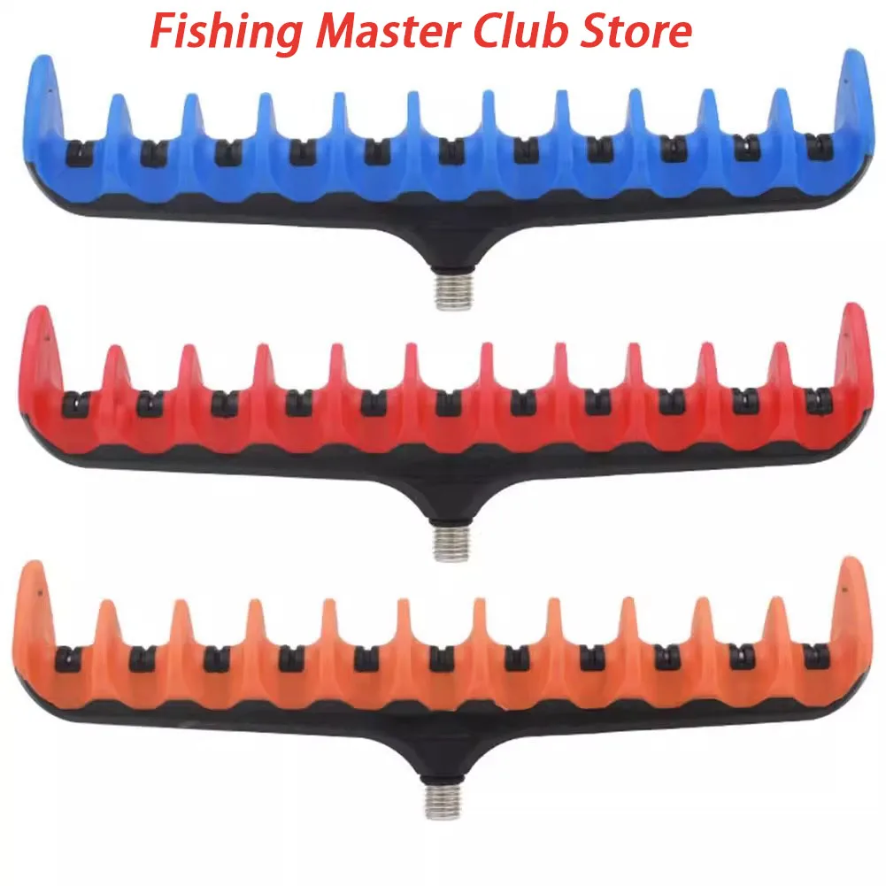 High-Quality New Fishing Rod Holder, Available in Three Colors, Made of Rubber Material, Multi-Slot Rod Holder, Portable Rod Stand, for Outdoor Fishing, Fishing Rod Holder