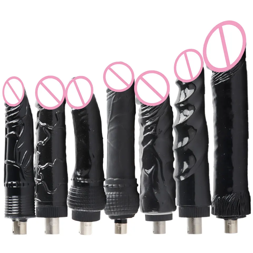 FREDORCH Different 3XLR Machine Attachements For Women and Men Sex Machine Love Machine Product 3Prong Dildo and Sucker Sex Shop