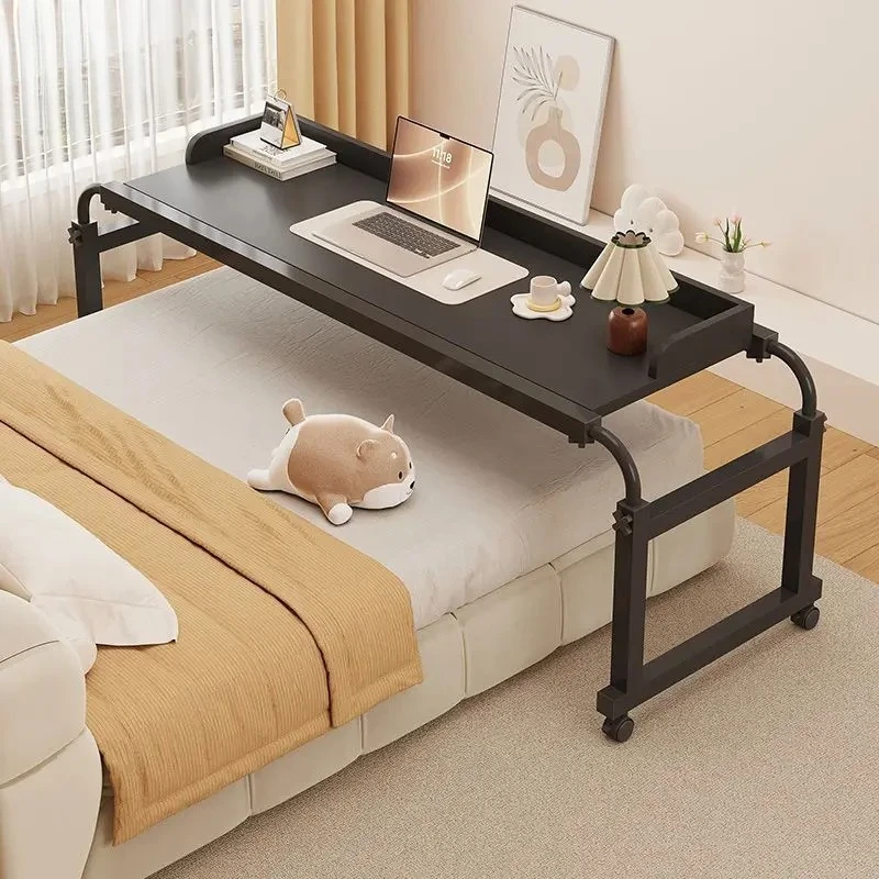 

-For 1.2m/1.4m Cross Bed Table Removable Desk Lazy Lift Computer Table Bedroom Household Bed Bedside Small Table Bedside&