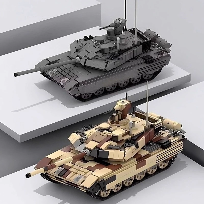 

MOC Creative Design Military Main Battle T-90 Panzer Tank Building Blocks Children's Puzzle Assembly Toys Birthday Gift Ornament