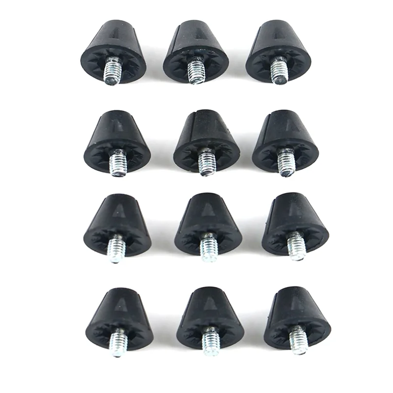 

B48B-12Pcs Football Shoe Replacement Spikes 13Mm Professional Football Shoe Studs For 5MM Threaded Football Soccer Shoes