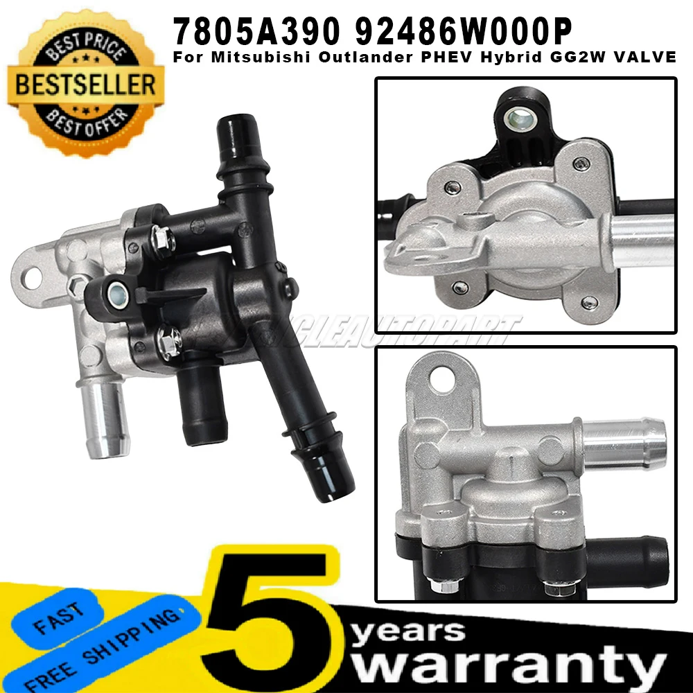 

New For Mitsubishi Outlander PHEV Hybrid GG2W VALVE Heater Valve Thermostat Hydraulic Control Valve 92486W000P car accessories