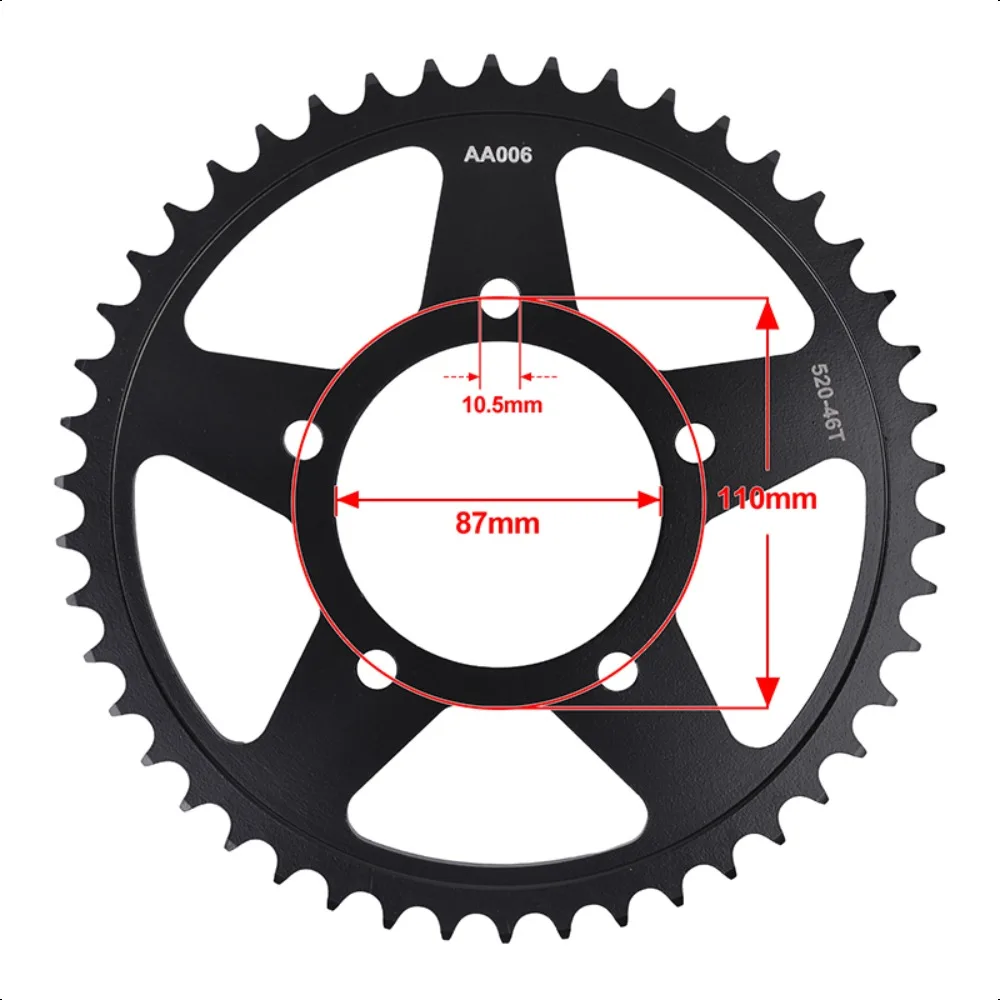 520-14T 520 46T عجلة تروس ضرس أمامي لسوزوكي SFV650 AZ Gladius 2013 SFV650 K9 2019-2015 SV650 L9,M0-M4 2019-2024 SV 650
