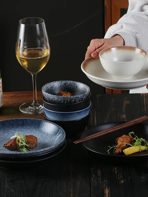 Commercial Dining Plate Deep Di Japanese Sle Cerc Plate Home Use round ape 2026 New Model Restaurant Quali Plate