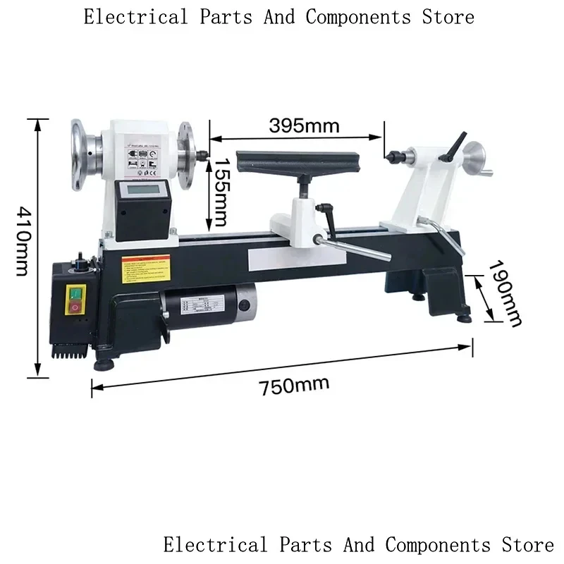 1M 1.5M 900W 3 Claw Woodworking Household Small Lathe Buddha Bead