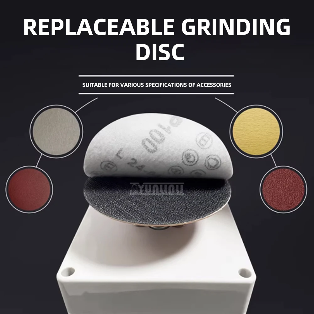 Small Electric Knife Sharpener, Engraving Knife Grinder, Scissor Sharpening Machine, 4-Inch Disc Sandpaper Bench Grinder