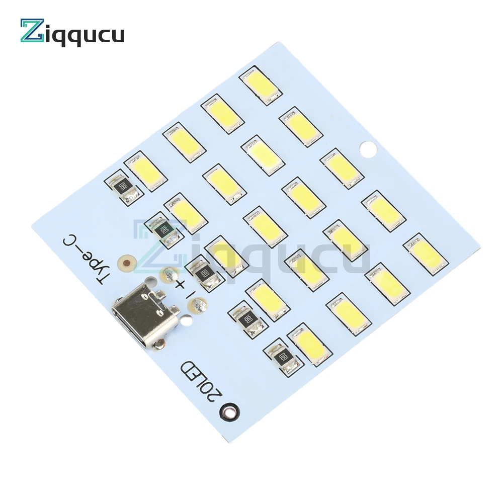 5730 SMD 5 V ~ 470mA 430mA blanc USB 5730 Micro panneau d'éclairage LED d'urgence USB lumière mobile lumière de secours veilleuse