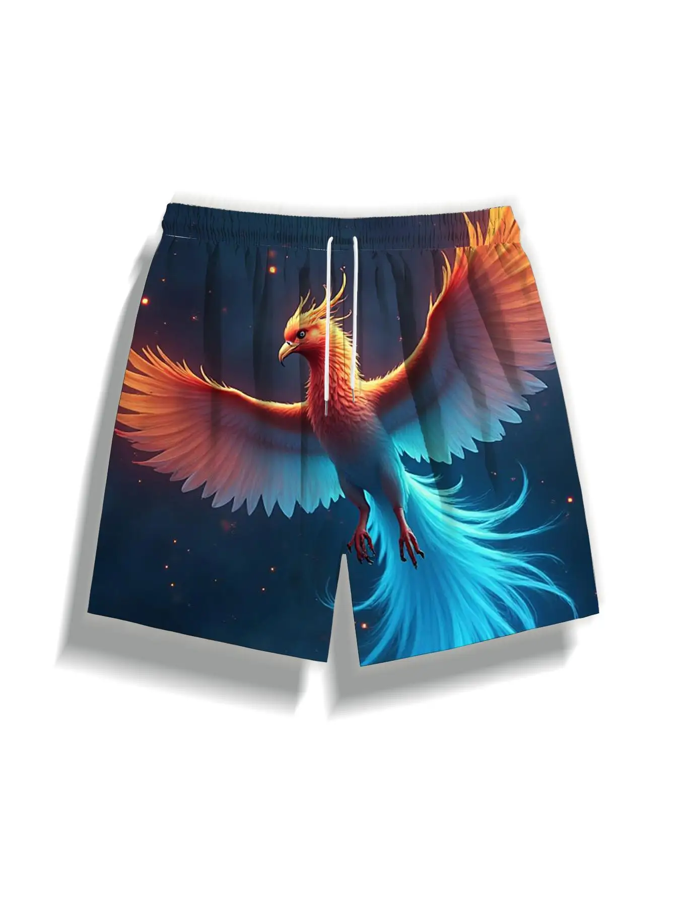 1pcs Men's Short swim trunks2026 Summer 3D Printed Short sleeve Quick drying Polyester Men trousers Breathable running Pants