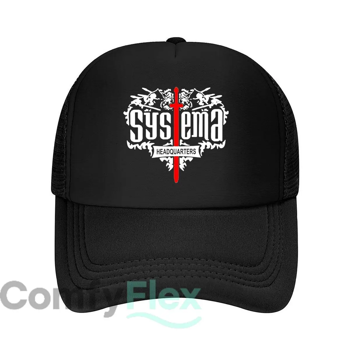 Systema Sword Art Graphic Mesh Baseball Cap Casual Hat Outdoor  For Womens Unisex Female