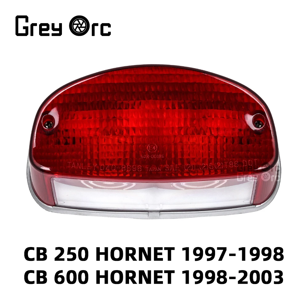 For HONDA CBR1100XX HORNET 250 1997 1998 HORNET 600 1998-2003 taillight Lens Cover Motorcycle Accessories