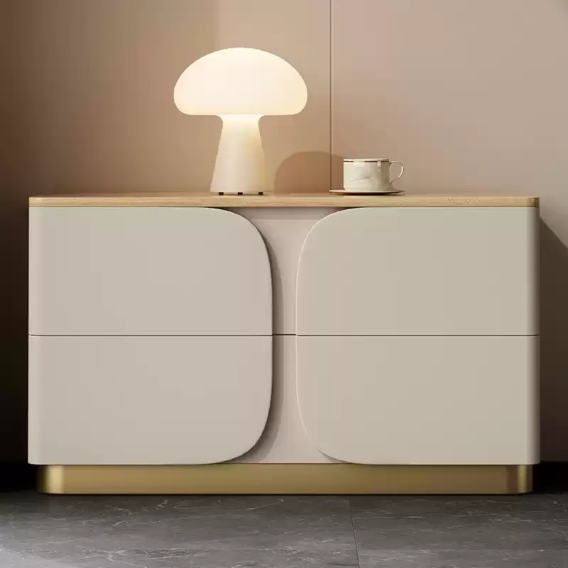 

Minimalist Space Saving Bedside Table Style Trendy Modern Premium Nightstand Aesthetic Elegant Mesa De Noche Bedroom Furniture