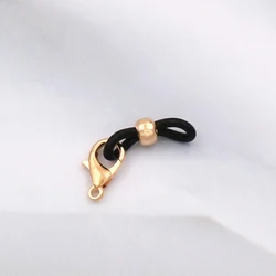 Necklace Bracelet Clasp Zinc Alloy DIY Fashion Pendant Chain Lock Hook Jewelry Making Findings Buckle White 12mm