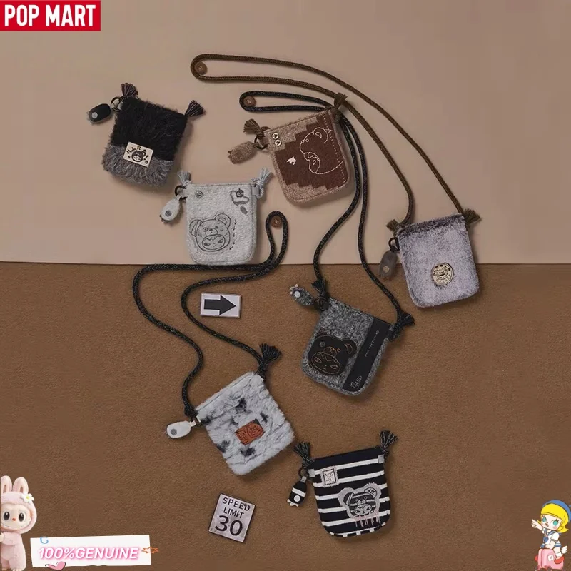 

POP MART Hirono Road Journal Mini Bag Series Blind Box Kawaii Peripheral Mystery Box Birthday Trendy Toy Girl Pendant Cute Gift