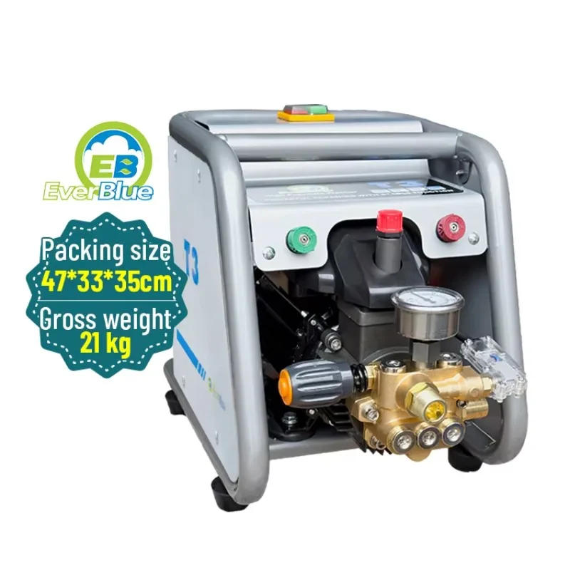 Mobile High Pressure Cleaner Multifunctional Water Jet Cleaner For Farm & Vehicle 220v 2200w 120 Bar