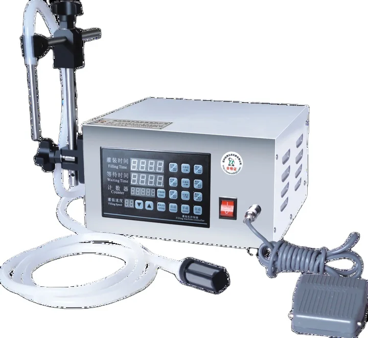 

GFK-280 Factory Price Single Head Magnetic Pump Digital Control Liquid Filler Honey Water Milk Filling Machine