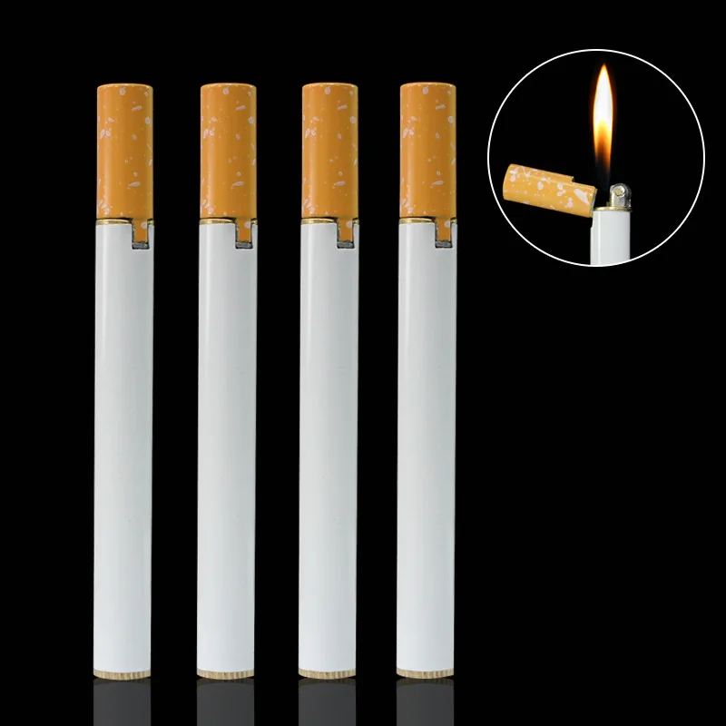 2025 New Metal Cigarettes Molding Grinding Wheel Open Fire Inflatable Lighter Windproof Cigarette Lighters & Smoking Accessories