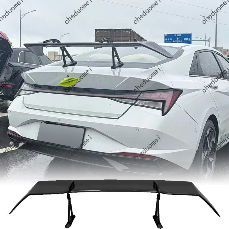 Suitable for Hyundai Elantra General Motors sports car spoiler 2021-2024 installation rear luggage lip spoiler Accessories