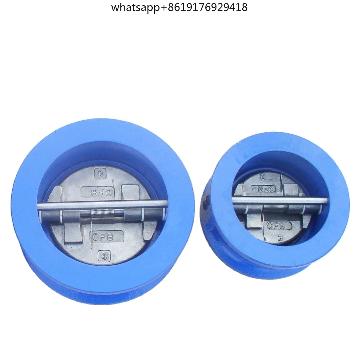 Ductile Iron Counter Flow Valve Double Disc Doul Plate Type Wafer Non Return Check Valve