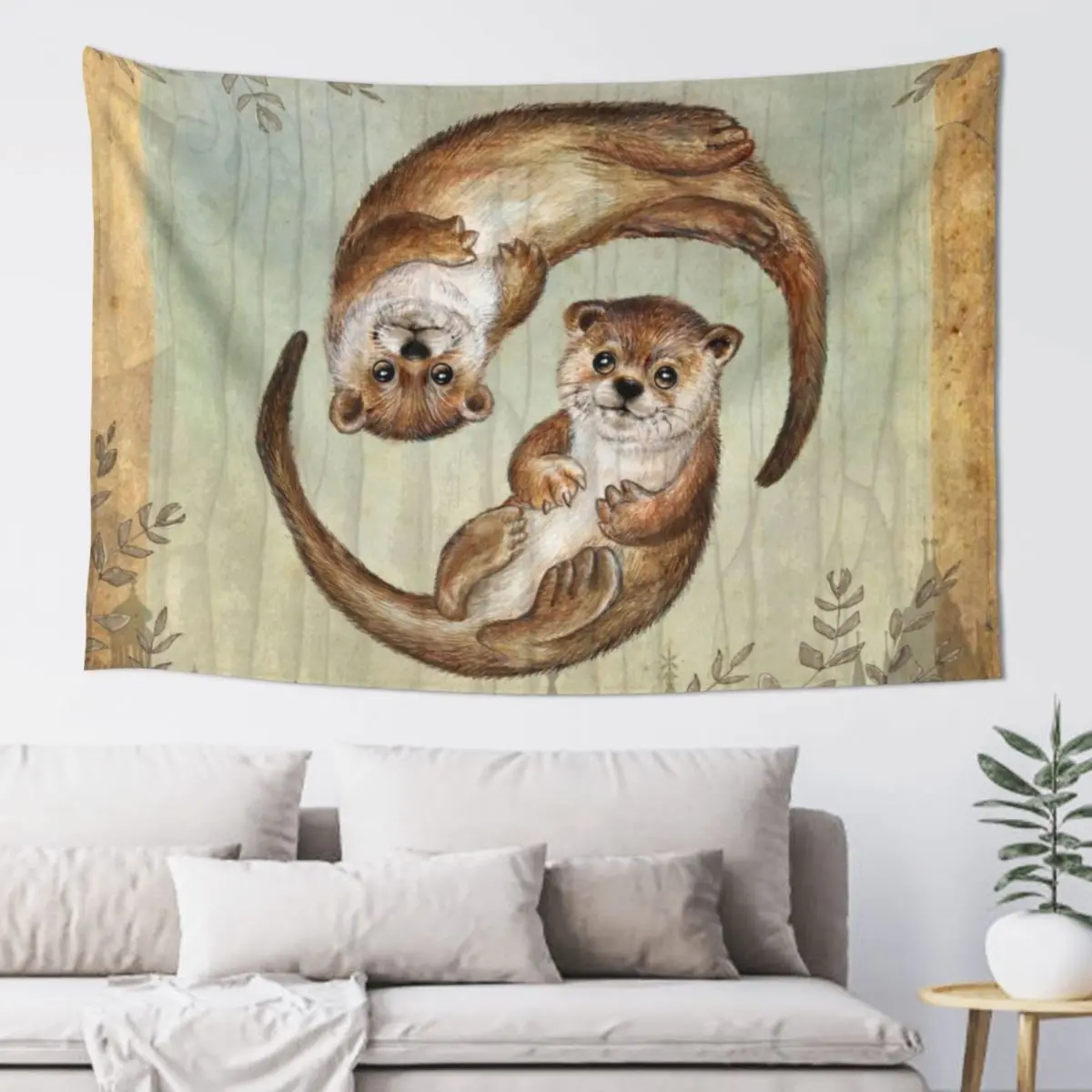 

Otters over Praha Tapestry House Decorations Bedroom Organization And Decoration Decoration Wall Home Decoration Tapestry