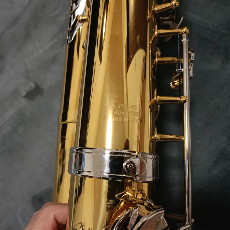 High Quality Baritone Saxophone E Flat Brass Plated Professional Woodwind Instrument With Case Sax Accessories