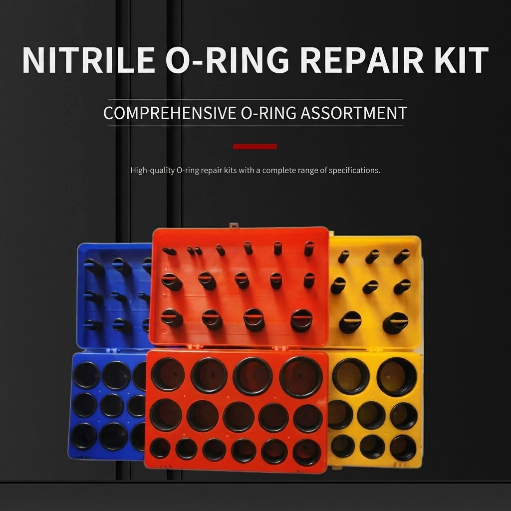 YGTITAN Complete 383PCS Nitrile Rubber Seal Set For Pneumatic Cylinder Solenoid Valve Gasket Box