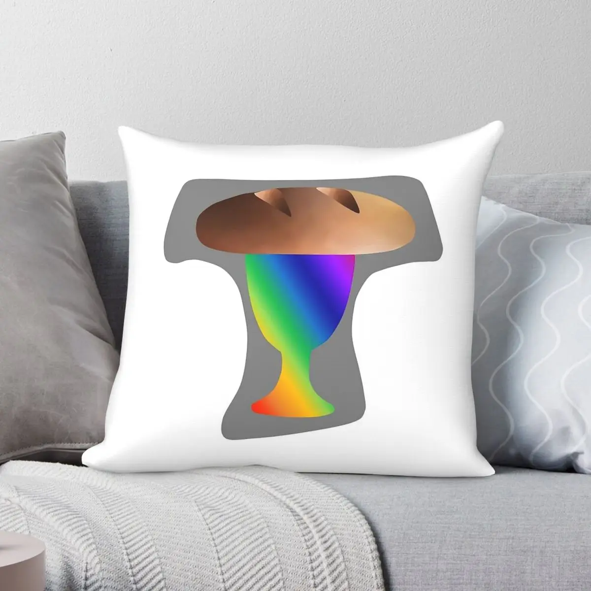 Holy Questions Logo Square Pillowcase Polyester Linen Velvet Creative Zip Decor Throw Pillow Case Sofa Cushion Cover Wholesale