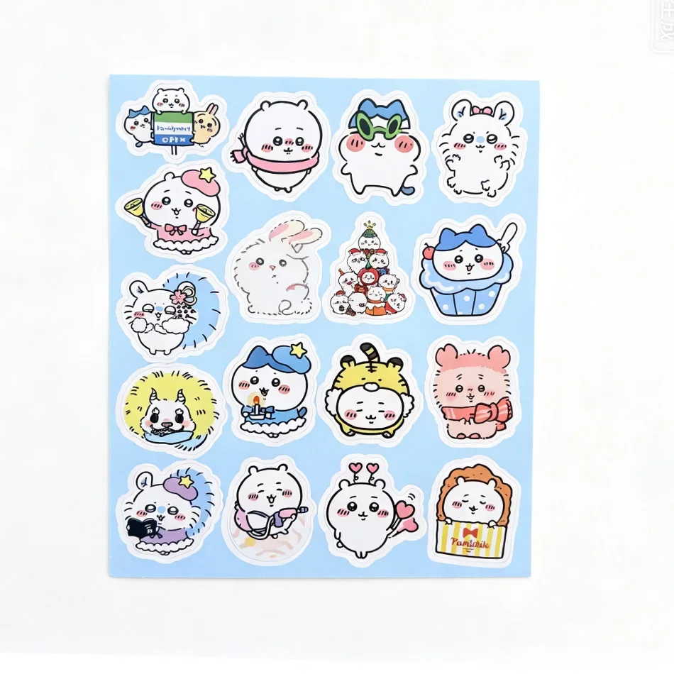 100Pcs Kawaii Chiikawa Cute Cartoon Stickers, Decor for Desk, Laptop, Scrapbook, Luggage & Room Decor, Kids Gift view 5